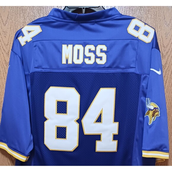 Randy Moss (Mitch/Ness)-(Vikings)-(1998)-(Jersey)-(Purple)-(New Cond.)-(XL)-$95 - Picture 9 of 15